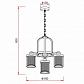 Подвесная люстра Rivoli Adriana 4058-203 Б0047316 - фото №2