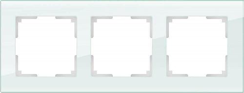 Рамка Werkel Favorit на 3 поста натуральное стекло WL01-Frame-03 4690389060182