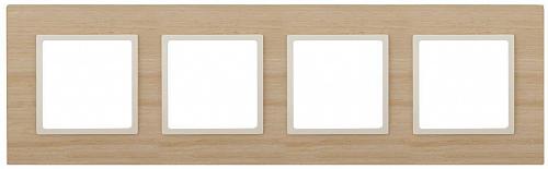 Рамка 4-постовая ЭРА Elegance 14-5304-11 Б0034588
