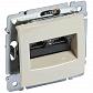 Розетка компьютерная 2хRJ45 Legrand Valena 6 кат UTP с захватами слоновая кость 774147 - фото №1