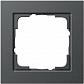 Рамка 1-постовая Gira E2 антрацит 021123 - фото №1