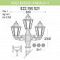 Уличный фонарь Fumagalli Gigi Bisso/Anna E22.156.S21.AYF1R - фото №2