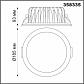 Встраиваемый диммируемый светильник Novotech Spot Gestion 358335 - фото №2