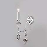 Бра Eurosvet 10110/1 хром/дымчатый хрусталь Strotskis