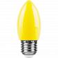 Лампа светодиодная Feron E27 1W желтая LB-376 25927 - фото №1