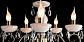 Подвесная люстра Arte Lamp Onyx Red A9591LM-5AB - фото №3