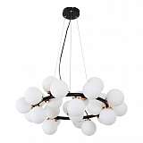 Подвесная люстра Lumina Deco Marsiada LDP 6033-25 BK+GD