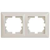 Рамка 2-постовая ЭРА Intro Solo слоновая кость 4-502-02 Б0043411