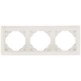 Рамка 3-постовая Efapel Logus 90 Aquarella лед 90930 TGE