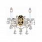Бра Crystal Lux Diva AP2 - фото №1