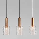 Подвесной светильник Eurosvet 50177/3 черный/бронза