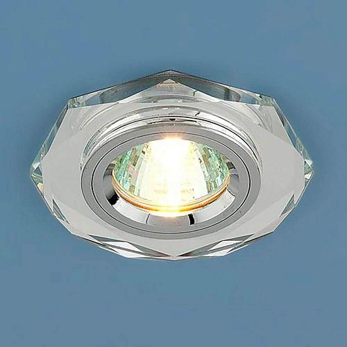 Встраиваемый светильник Elektrostandard 8020 MR16 SL зеркальный/серебро a030532