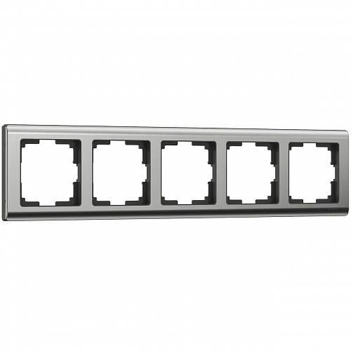 Рамка на 5 постов Werkel Metallic глянцевый никель W0051602 4690389159060