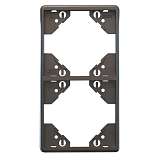 Рамка 2-постовая Efapel Apolo 5000 Metalizada графит 50922 TGR