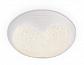 Потолочный светодиодный светильник Ambrella light Orbital Crystal Sand FS1223 WH 48W D400 - фото №1