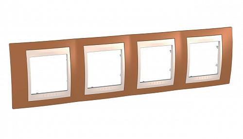 Рамка 4-постовая Schneider Electric Unica Хамелеон MGU6.008.569