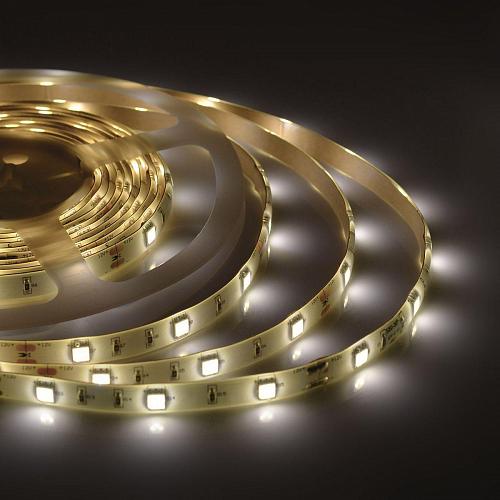 Светодиодная влагозащищенная лента OGM 7,2W/m 30LED/m 5050SMD теплый белый 5M LSE-154