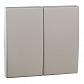 Клавиша двойная Efapel Apolo 5000 выключателя серебро 50611 TPR - фото №1