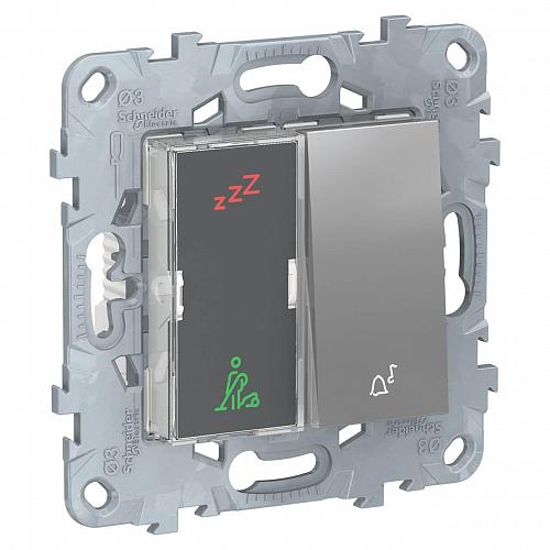 Дисплей гостиничного номера и кнопочный звонок Schneider Electric Unica New NU577730