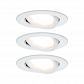 Встраиваемый светодиодный светильник Paulmann Nova (3 шт.) 93485 - фото №1