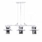 Подвесной светильник Lumina Deco Capri LDP 11327B-3 PR WT - фото №1