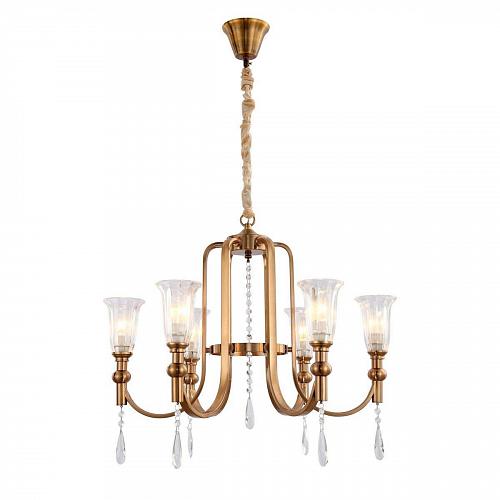 Подвесная люстра Lumina Deco Rionella LDP 8041-6 S.GD