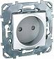 Розетка Schneider Electric Unica б/з со шторками 16A 250V MGU5.033.18ZD - фото №1