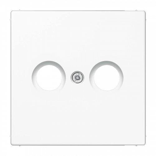 Накладка TV/FM розетки Jung LS 990 белая LS990TVWW