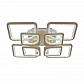 Потолочная люстра Seven Fires Bernt SF7066/9C-SGD-RGB - фото №1