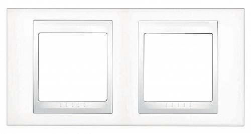 Рамка 2-постовая Schneider Electric Unica Хамелеон MGU6.004.18