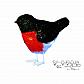 Фигурка светодиодная «Птички» 17x13см Uniel ULD-M1713-040/STA White IP20 Birds5 UL-00007287 - фото №1