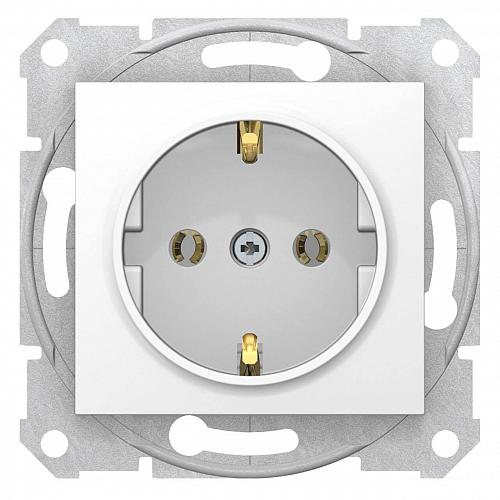 Розетка Schneider Electric Sedna с з/к без шторок 16A 250V SDN3001821