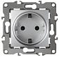 Розетка ЭРА 12 2P E Schuko со шторками 16A 250V 12-2102-03 Б0014689 - фото №1