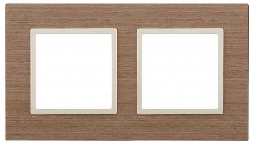 Рамка 2-постовая ЭРА Elegance 14-5302-07 Б0034572