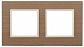 Рамка 2-постовая ЭРА Elegance 14-5302-07 Б0034572 - фото №1