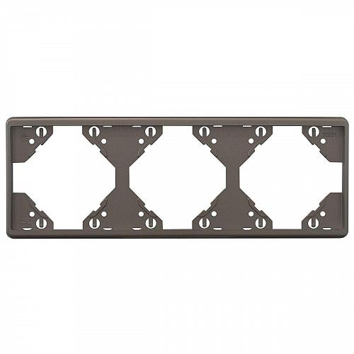 Рамка 3-модульная Efapel Apolo 5000 Metalizada графит 50931 TGR