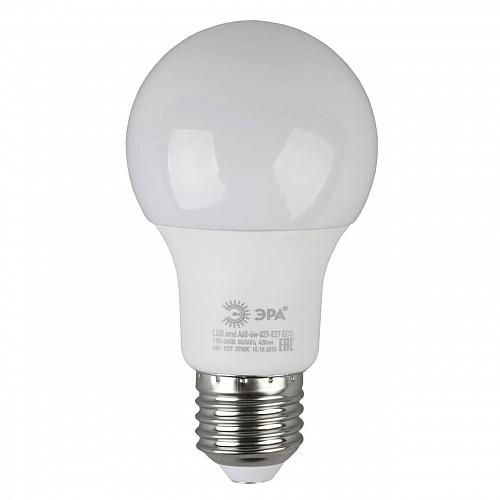 Лампа светодиодная ЭРА E27 6W 2700K матовая ECO LED A60-6W-827-E27 Б0019064