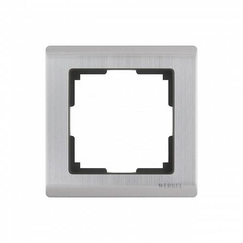 Рамка Werkel Metallic на 1 пост глянцевый никель WL02-Frame-01 4690389045905