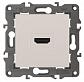 Розетка HDMI ЭРА Elegance 14-3114-02 Б0034333 - фото №1