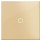 Выключатель сенсорный одноклавишный Hiper золото S1G1-01G - фото №1