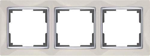 Рамка Werkel Snabb на 3 поста слоновая кость WL03-Frame-03-ivory 4690389046322