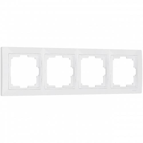 Рамка на 4 поста Werkel Snabb basic белый W0042001 4690389161414