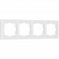 Рамка на 4 поста Werkel Snabb basic белый W0042001 4690389161414 - фото №1