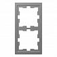 Рамка 2-постовая Schneider Electric Merten D-Life MTN4020-6536 - фото №1
