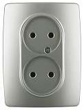 Розетка ЭРА 12 2x2P 16A 250V 12-2107-15 Б0031247