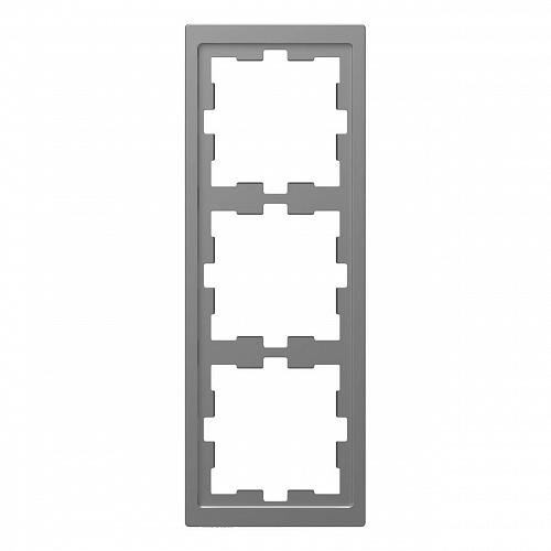 Рамка 3-постовая Schneider Electric Merten D-Life MTN4030-6536