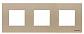 Рамка 3-постовая ABB Zenit шампань 2CLA227300N1901 - фото №1