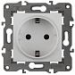Розетка ЭРА Elegance 2P E Schuko со шторками 16A 250V 14-2102-01 Б0034272 - фото №1
