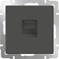 Телефонная розетка Werkel RJ-11 серо-коричневая WL07-RJ-11 4690389054082 - фото №1