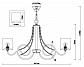 Подвесная люстра Rivoli Cascata 2016-208 Б0038421 - фото №3